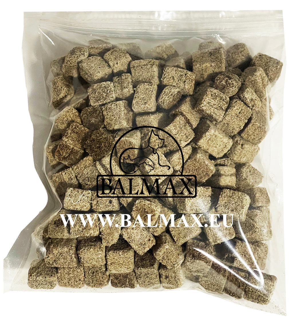 Balmax, Tubifex liofilizowany / Tubifex cube FD ( Freeze-Dried) / Rurecznik / 10g