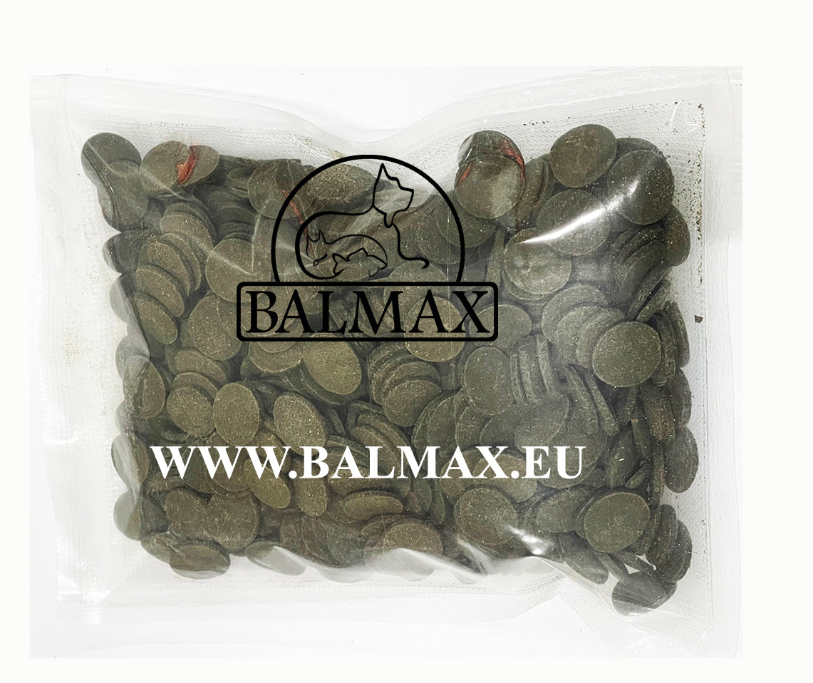 Balmax, Spirulina disc, chipsy, dla zbrojników, dla ryb dennych, 200g.