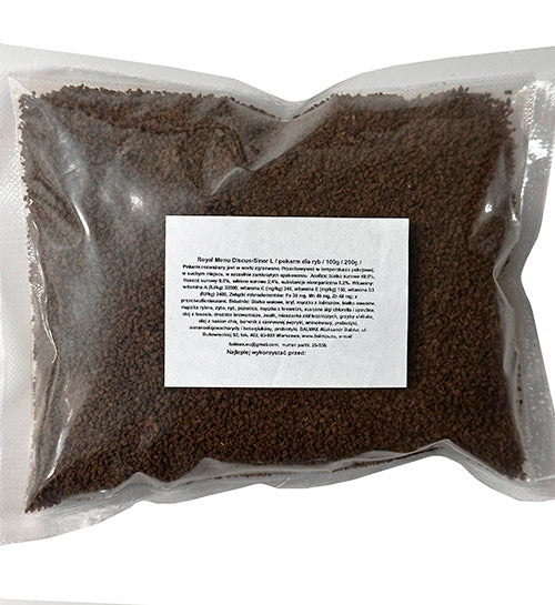 Royal Menu Discus-Siner L, pokarm dla ryb, fish food, 100g